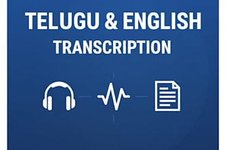 transcribe telugu or english audio and video accurately