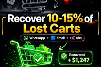 recover abandoned carts on woocommerce with whatsapp, email and n8n