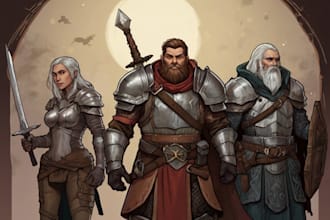 fantasy character art and unique fantasy character
