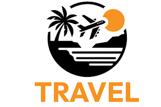 design minimalist travel agency tourism logo