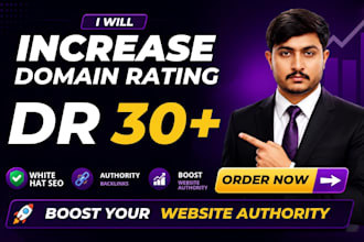 increase domain rating, DR 30 plus