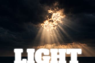create simple christian album cover art for your song