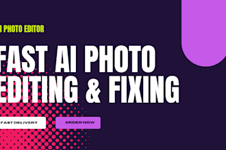 do ai generated image fixing and photo editing