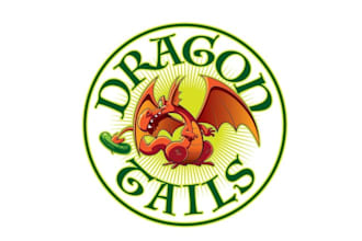 design extraordinary dragon tails logo