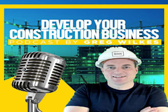 design construction business advice podcast logo