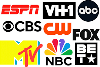 do music video promotion and broadcast commercial on american TV networks