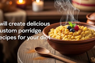 create delicious custom porridge recipes for your diet