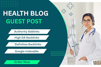 do health guest post, high da guest post on health blog via health backlink