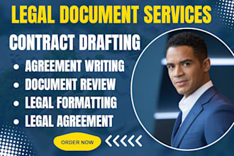 do legal drafting, contract review, prenup and business document proofreading