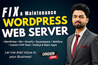 fix complex wordpress errors, optimise, restore admin, migrate server
