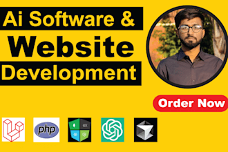 build ai web application, develop ai software, and create full stack website