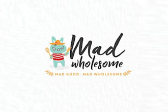 make splendid mad wholesome wholesome food logo