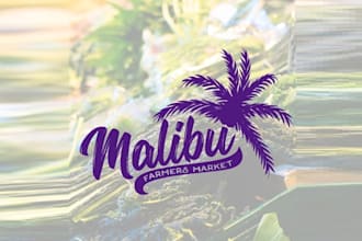 design aesthetics a malibu farmers market logo