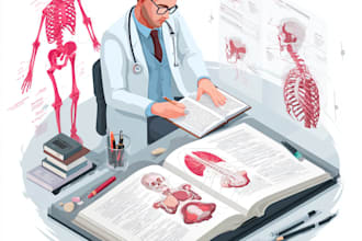 create professional medical, anatomy, textbook illustrations