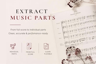 extract instrument or vocal parts