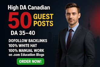 do high da canada guest post backlinks, canadian link building services