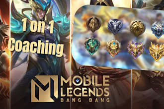 coach you and push your mobile legends rank