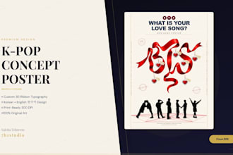 design a stunning k pop concept posters