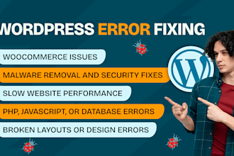 fix wordpress bugs, speed issues, and provide expert support
