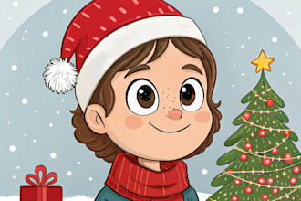 do a cartoon portrait of you, perfect christmas gift