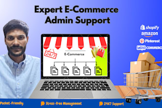 setup and manage shopify amazon ecommerce store