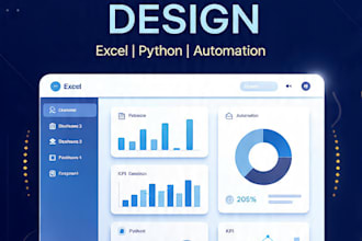 create excel graphs, excel charts, dashboards and macros