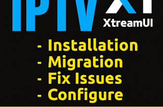 configurate and install xui one, xtreamui, plex, server setup, CDN fixing