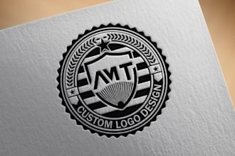 design elegant symbolic monogram logo