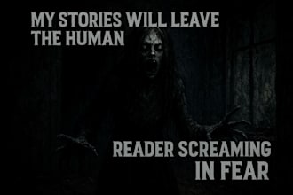 write a terrifying horror story that keeps readers awake