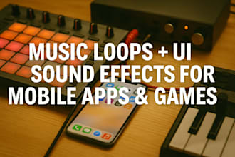 create music loops and UI sound effects for apps and games