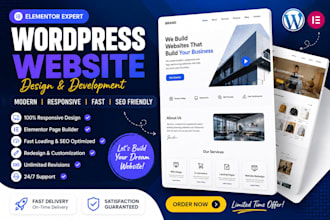 build a wordpress website with elementor