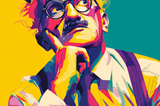 make a beautiful wpap pop art portrait