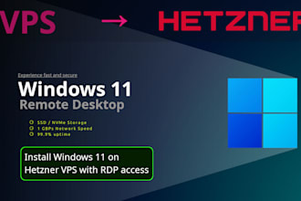 deploy windows 11 on hetzner vps with rdp access