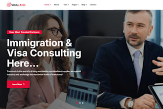 design squarespace visa consulting website passport agent travel agency website