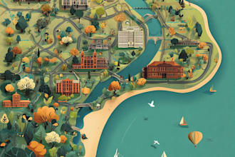 map illustration vector illustration vector map
