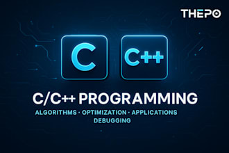 develop efficient c, cpp programs, algorithms, applications