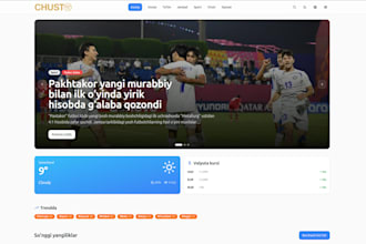 build a modern news portal with admin dashboard and API backend