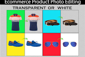 ecommerce product photo editing, retouching, or color change