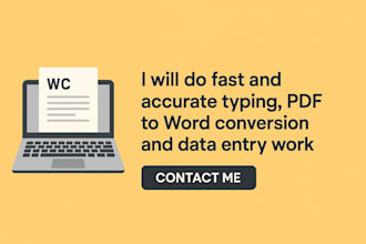 do fast and accurate typing and file conversion