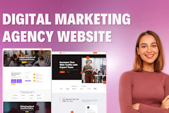 build a professional website for digital marketing and SEO agencies