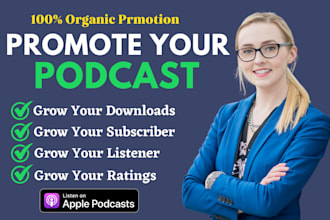 do promote your podcast to increase organic downloads and listener
