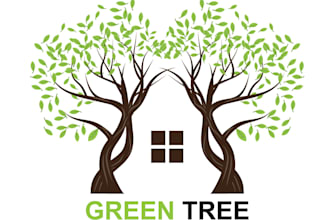 design a vintage custom tree and bar logo for your brand