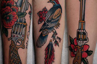 create old school or traditional tattoo design for you