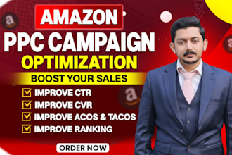 manage your amazon ads and setup amazon ads campaign,amazon ppc optimization
