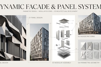 create dynamic panels and facade systems for architectural design