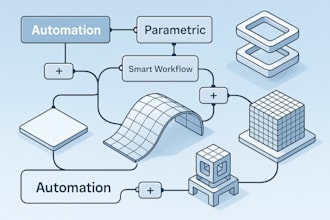 develop autocad automate repetitive 3d tasks parametric logic