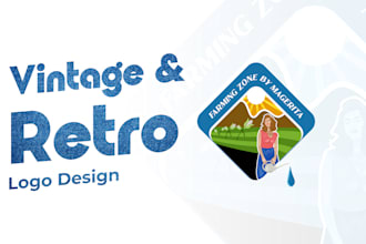 do vintage and retro logo design