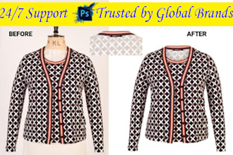 ghost mannequin editing for apparel and fashion product photo