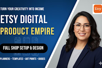 design etsy digital products do etsy shop etsy digital product etsy shop setup