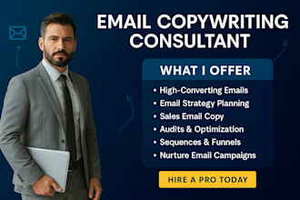 be your expert email marketing and copywriting for lead generation